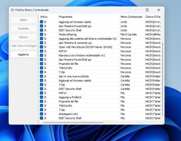 Come eliminare voci dal menu contestuale di Windows