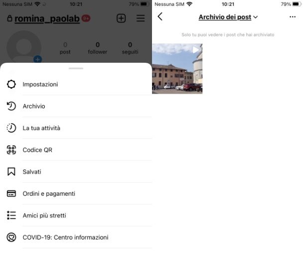 Come recuperare i post archiviati su Instagram