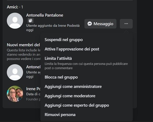 Come aggiungere amministratore gruppo Facebook