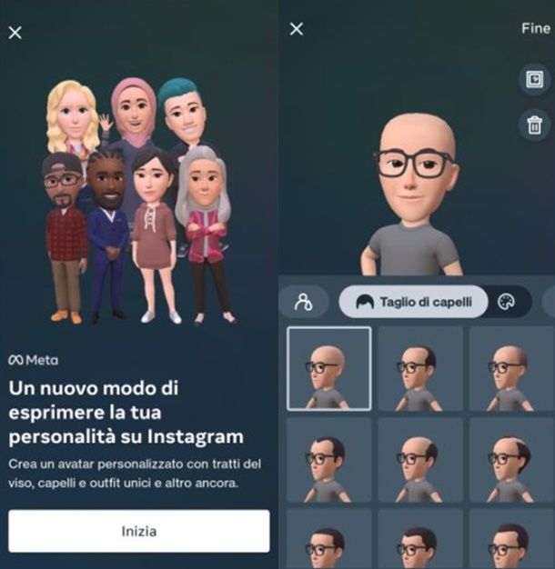 Creare un avatar 3D per i social Instagram