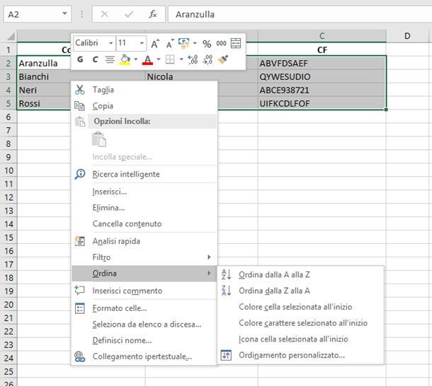 Come creare un database