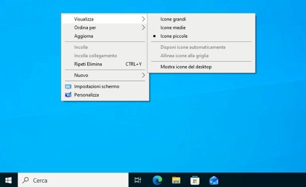 Come ripristinare le icone sul desktop Windows 10
