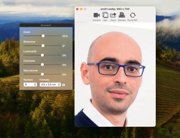 Come stampare fototessere con Mac