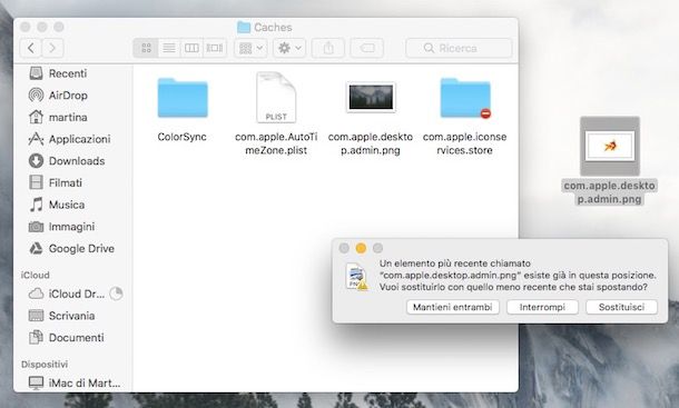 Come cambiare sfondo Mac