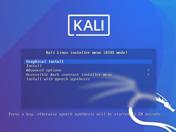 Come installare Kali Linux in dual boot