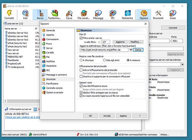 Come scaricare lista server eMule