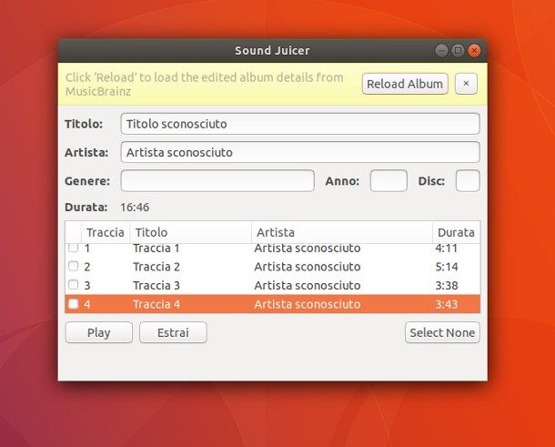 Copiare un CD audio su chiavetta USB con Linux