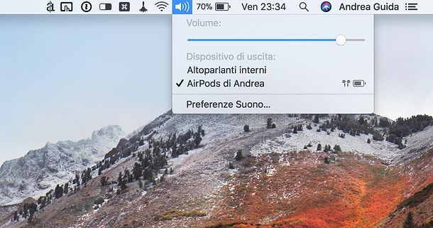 Come regolare il volume con la rotellina del mouse su macOS