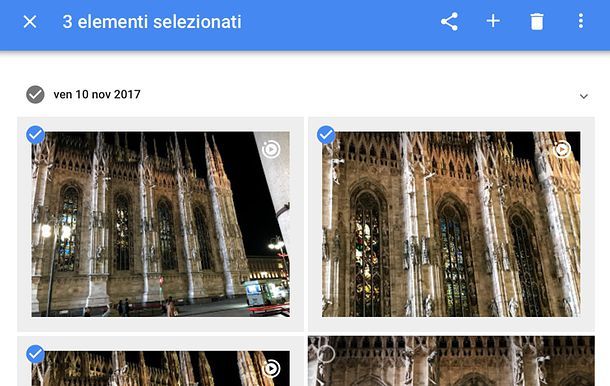 Come eliminare foto da Google Foto su PC