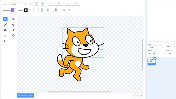 Come creare cartoni animati online Scratch