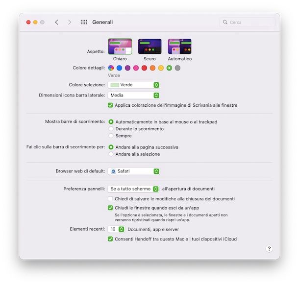 Collegamento app iPhone-Mac