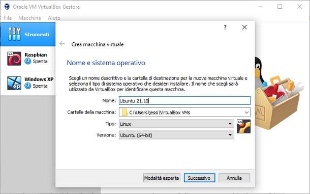 Come usare VirtualBox: creare e gestire una macchina virtuale