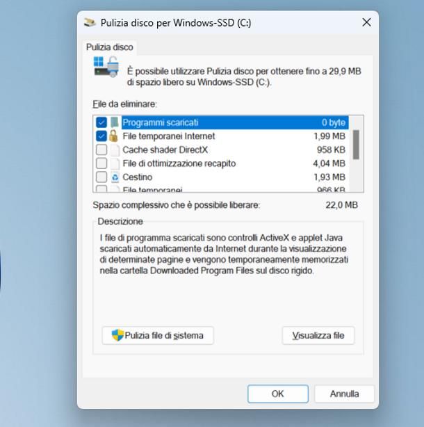 Come liberare spazio su disco rigido: Windows