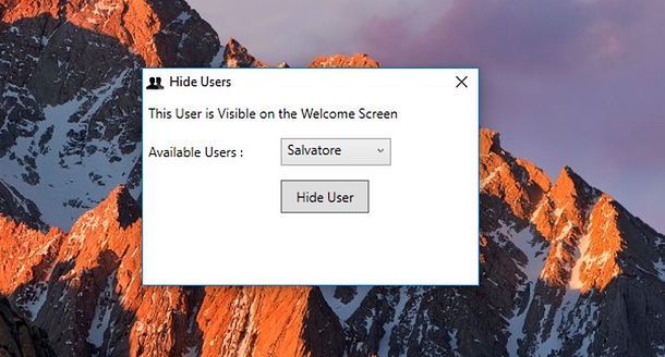 Hide User