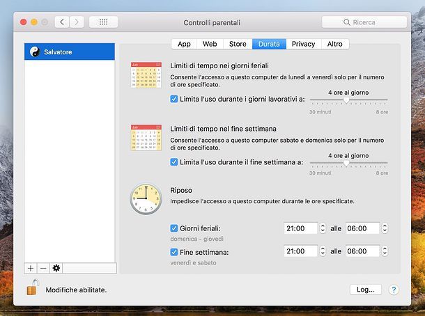 Come limitare l’orario di utilizzo di un Mac