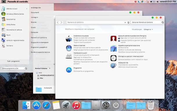 Come trasformare Windows 7 in Mac