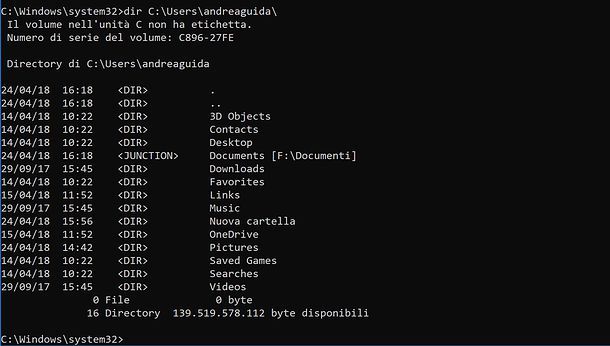 Come spostare la cartella Documenti su altra partizione