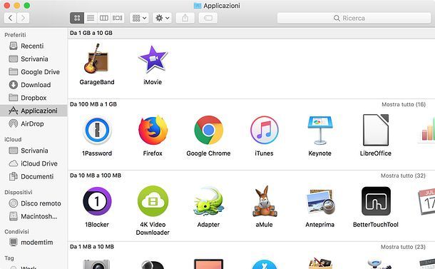 Come liberare spazio su disco rigido Mac
