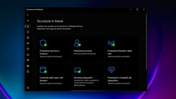 Sicurezza di Windows 11