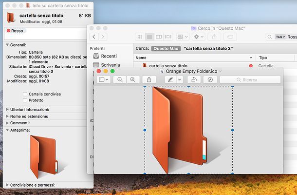Come colorare le cartelle Mac