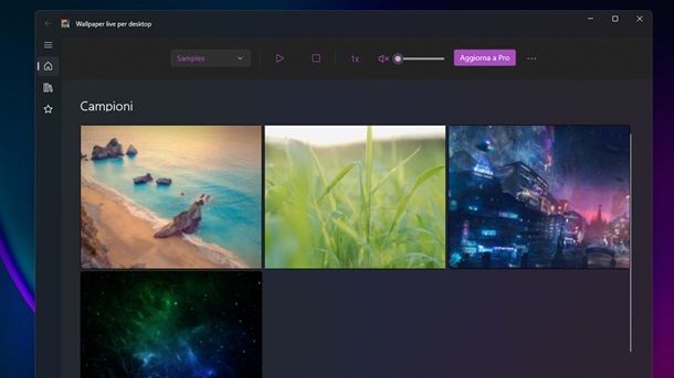 Wallpaper Live per desktop Sfondo video Windows