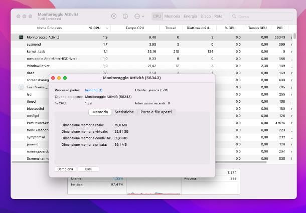 Come vedere i processi in background: Mac