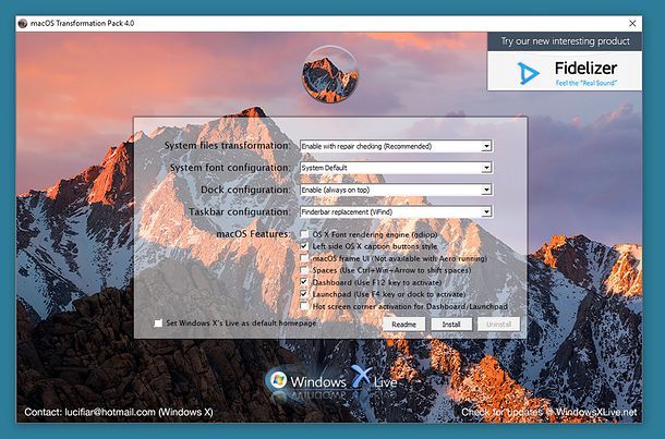 Come trasformare Windows in Mac