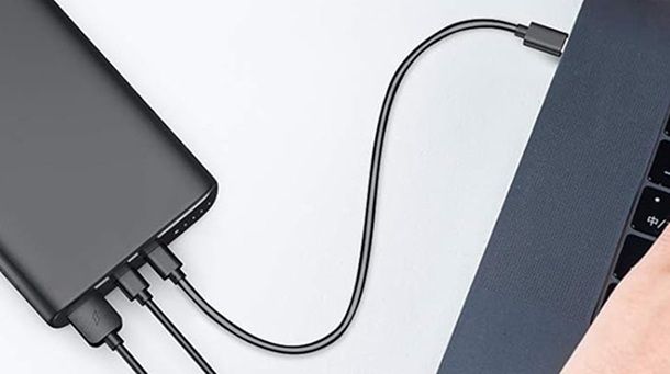 Utilizzare un power bank Computer portatile