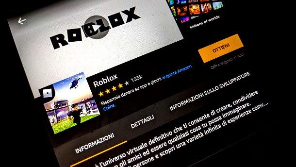 Come scaricare Roblox senza Play Store Amazon Appstore