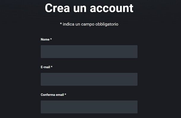 Registrazione Discovery+