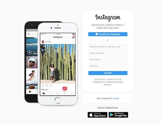 Come creare un altro account Instagram PC