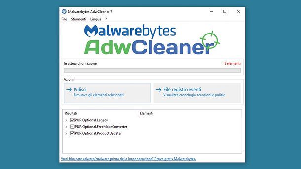 Malwarebytes AdwCleaner