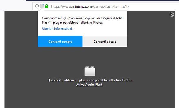 Come salvare giochi Flash Firefox