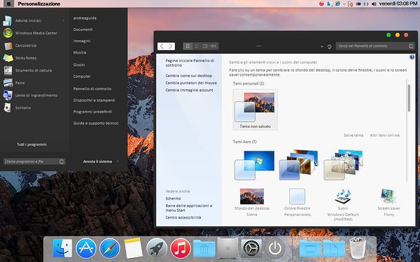 Come trasformare Windows 7 in Mac