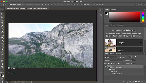 Come fare foto panoramiche con Photoshop