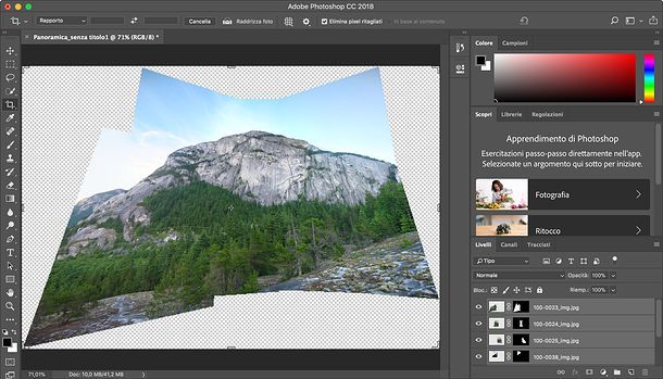 Come fare foto panoramiche con Photoshop