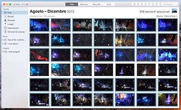 Come selezionare tutte le foto su iCloud