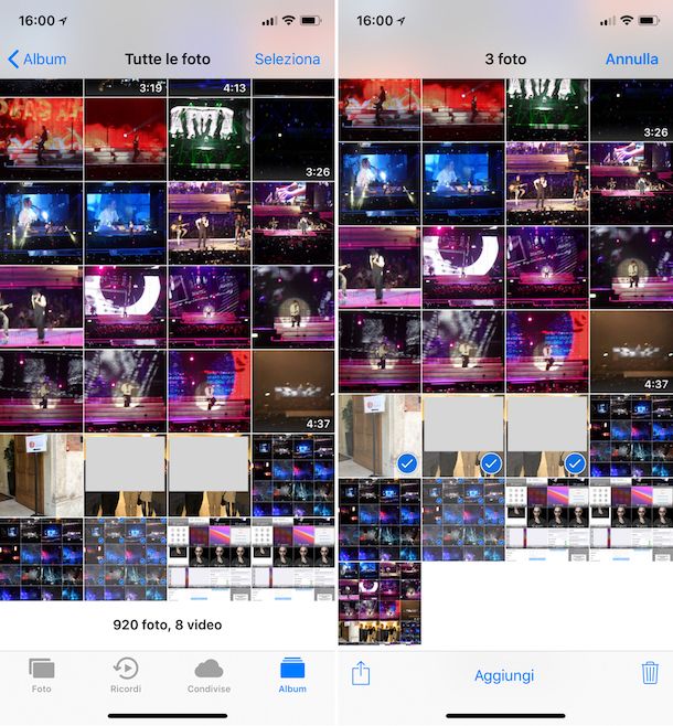 Come selezionare tutte le foto su iCloud