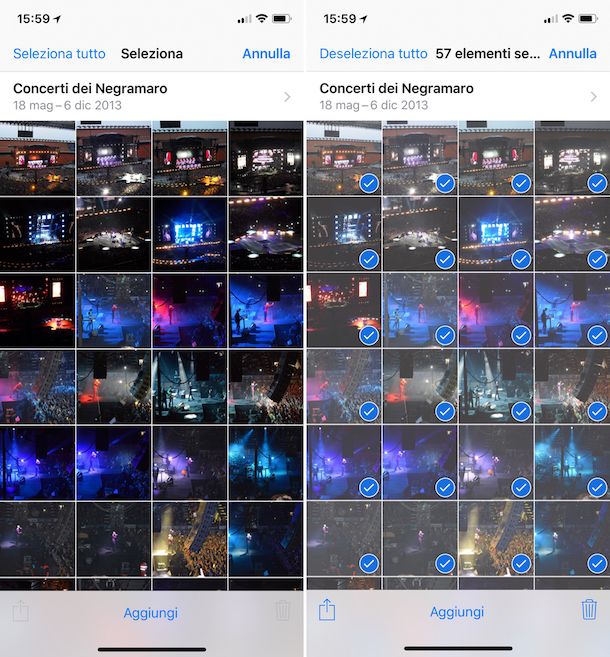 Come selezionare tutte le foto su iCloud
