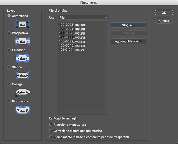 Come fare foto panoramiche con Photoshop