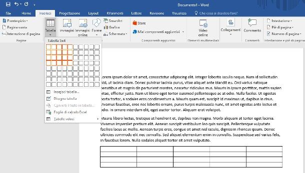 Come fare una tabella su Word — partire da zero