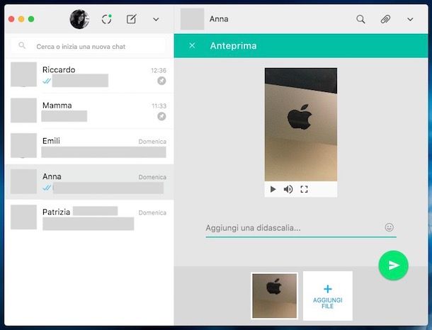 Come condividere un video su WhatsApp