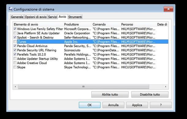 Come velocizzare il PC all’avvio