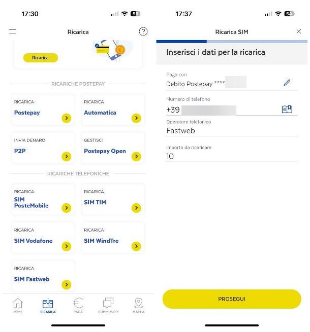 Come ricaricare cellulare Fastweb: home banking e altre piattaforme