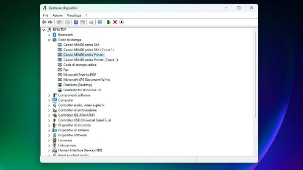 Come aggiornare driver Gestione dispositvi Windows 11