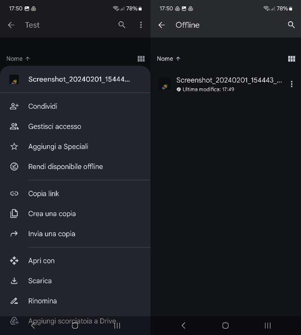 Come utilizzare Google Drive in modalità offline