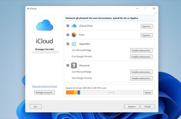 iCloud per Windows