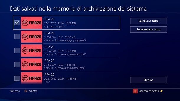 Come mantenere i salvataggi su console PS4