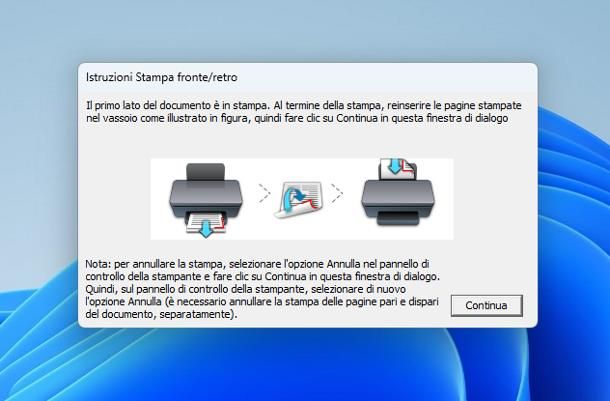 Come stampare fronte retro PDF