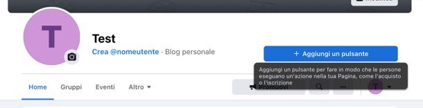 Creare un pulsante di invito all'azione su Facebook